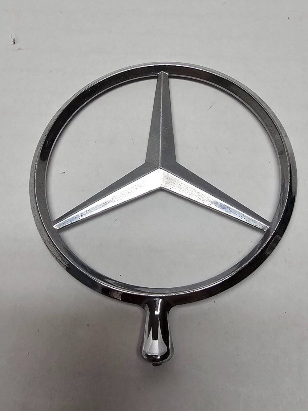 Silver Mercedes Benz Front Logo Star Emblems Chrome Car Hood Ornament